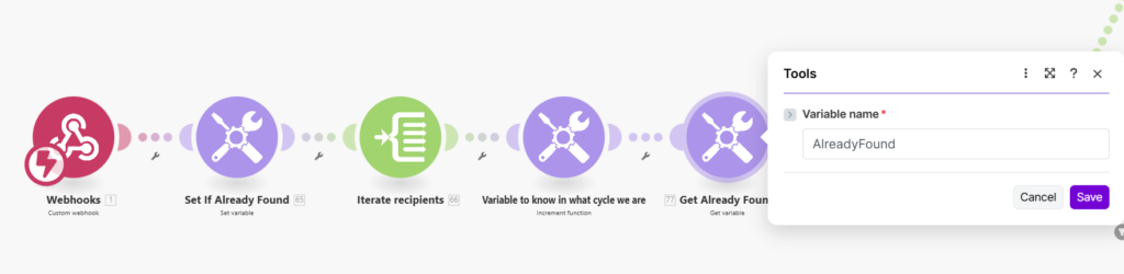 Get Variable Make.com